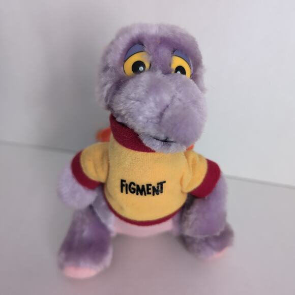 Vintage 1982 Figment Walt Disney Plush Purple Dragon Journey Into Imagination - Picture 2 of 11